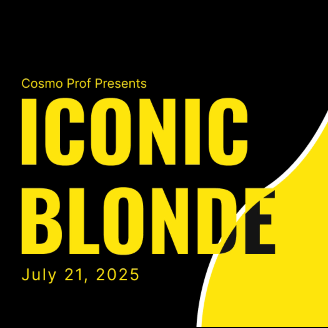 CosmoProf Iconic Blonde Digital Event