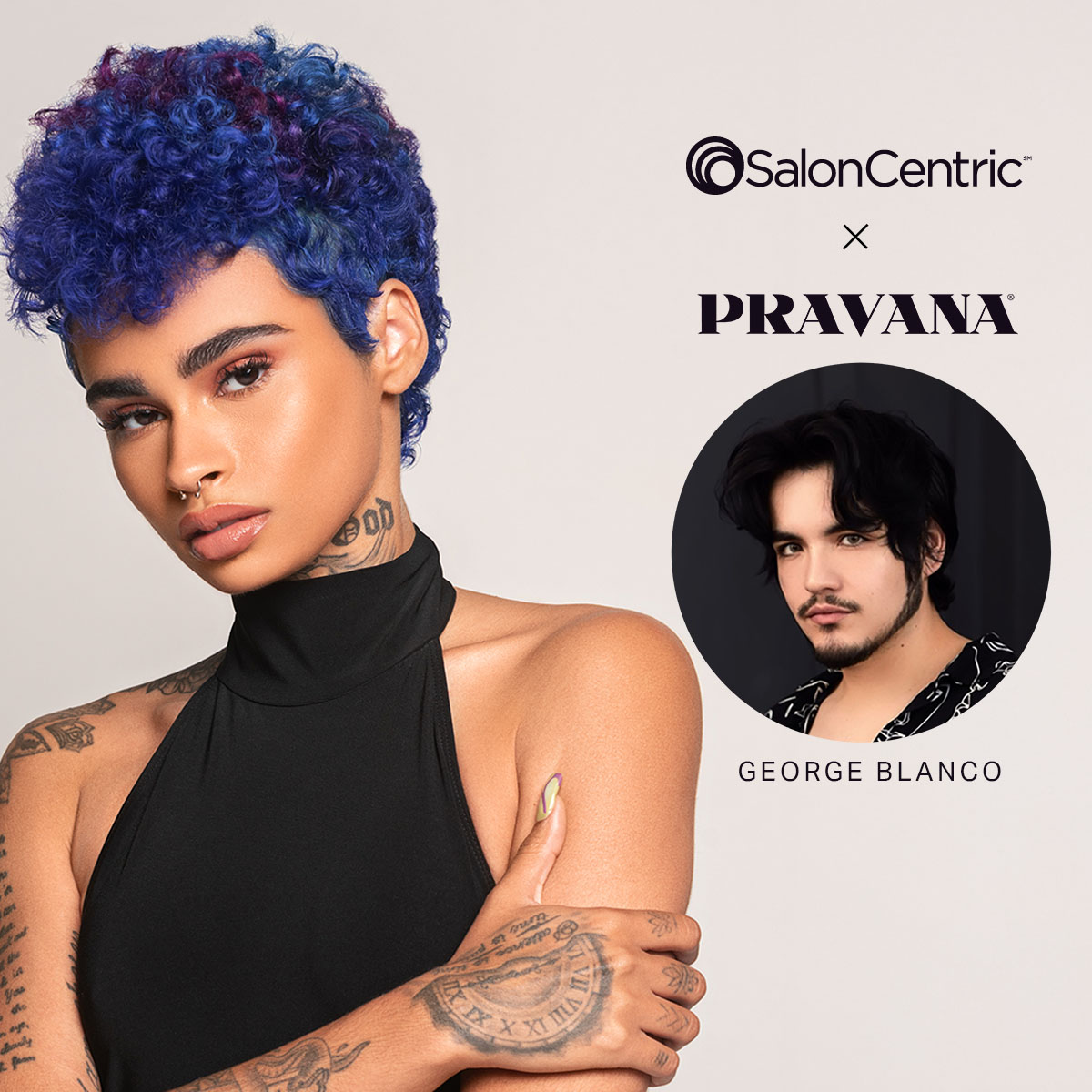 Twirls of Color SalonCentric x PRAVANA Digital Event by George Blanco
